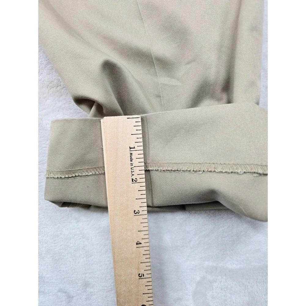 Banana Republic Chino Pants Mens 31x31 Khaki Cotton Non-Iron Tailored Slim Fit‎